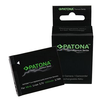  PATONA Premium baterija Canon NB-6L NB6L PowerShot SX240 SX500 S120