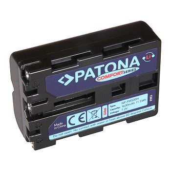 PATONA Comfort  baterija Sony NP-FM500H Alpha DSLR-A100 DSLR-A100H 57 65