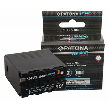 PATONA Platinum baterija Sony NP-F970 F960 F950 +  Powerbank 5V/2A USB Output 10500mAh and Micro USB Input