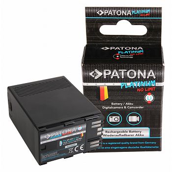 PATONA Platinum baterija Canon BP-A65 A60 A30 EOS C200 C300 Mark II XF705 D-Tap USB-Output