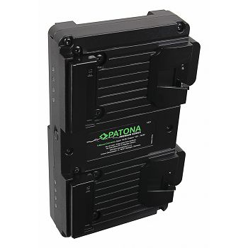 PATONA Premium Hot Swap V-Mount Adapter za 2x V-Mount PATONA NANO Batteries +  charging function D-Tap