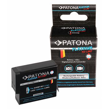 PATONA Platinum baterija GoPro Hero 8 AHDBT-801 Hero 7 AHDBT-701 Hero 6 Hero 5 AHDBT-501