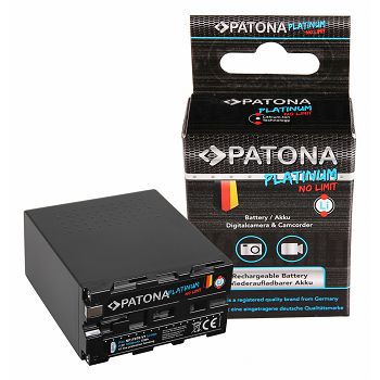 PATONA Platinum baterija Sony NP-F970 NP-F960 NP-F950 sa Tesla cells in heat resistant V1 case 10.000mAh