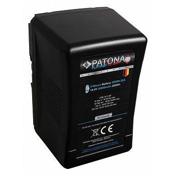 PATONA Platinum baterija V-Mount 20A 288Wh sa Tesla-cells za Sony BP-290W DSR 250P 600P 650P 652P