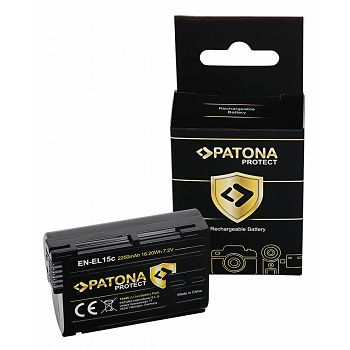 PATONA PROTECT baterija Nikon Z5 Z6 Z7 D500 D800 D850 D7000 D7100 D7200 VFB12802 EN-EL15C