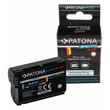PATONA Platinum baterija EN-EL15C za Nikon Z5 Z6 Z7 D500 D800 D850 D7000 D7100 D7200 VFB12802