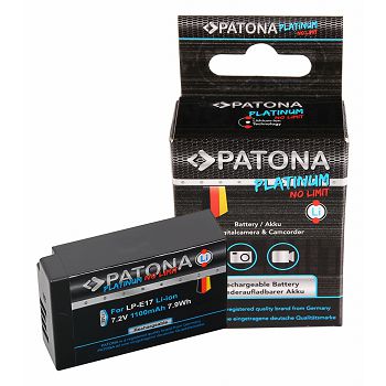 PATONA Platinum Baterija fully decoded za Canon LP-E17 EOS 200D 750D 760D 8000D Kiss X8i Rebel