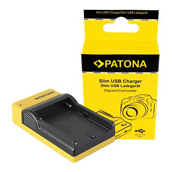 PATONA Slim micro-USB Punjač za Sony NP-FM50 NP-F550 NP-F750 NP-F970