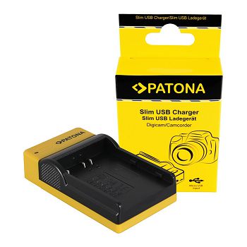 PATONA Slim micro-USB Punjač za Konica Minolta Nikon EN-EL3 Dynax 5D 7D Nikon EN-EL3 Minolta