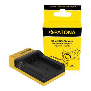 PATONA Slim micro-USB Punjač za Canon BP-808 FSxx FS10 FS-10 FS100 FS-100 FS11 FS-11 BP-808 HF