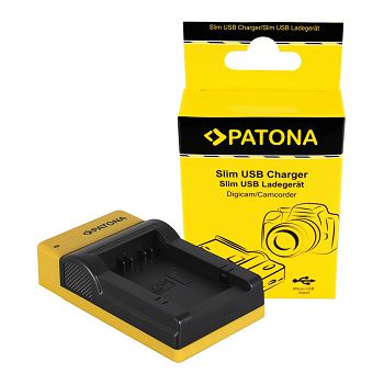 PATONA Slim micro-USB Punjač za Leica Panasonic DMW-BMB9 V-Lux V-Lux 2 VLux 2 II