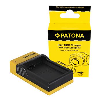 PATONA Slim micro-USB Punjač za Nikon EN-EL14 CoolPix D3100 D3200 D5100 D5200 P7000 P7100 P7700