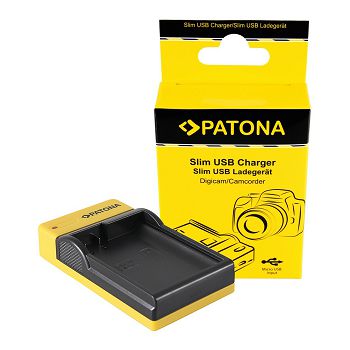 PATONA Slim micro-USB Punjač za Nikon EN-EL15 1 V1 EN-EL15 D600 D610 D7000 D7100 D800 D8000