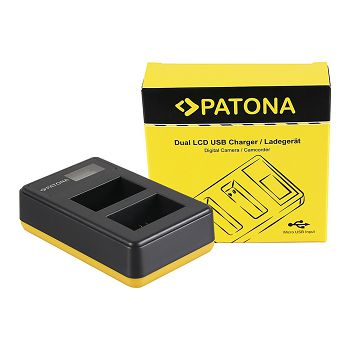 PATONA dvostruki LCD USB Punjač za za Sony NP-FW50 NEX A33 A55 NEX.3 NEX.3C NEX.5 NEX.5A NEX.5C