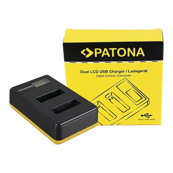 PATONA dvostruki LCD USB Punjač za Sony NP-BX1 BX BX1 NP-BX1 Cybershot DSC HX300 DSC HX50V DSC RX1