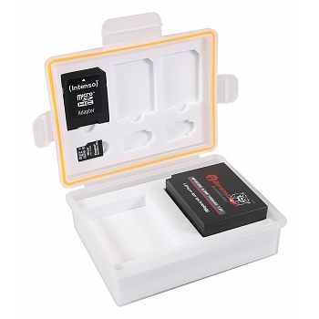 PATONA Kutijica za baterije i memorijske kartice zaCanon LP-E10 Nikon EN-EL23 Fuji NP-W126 Panasonic DMW-BLG10