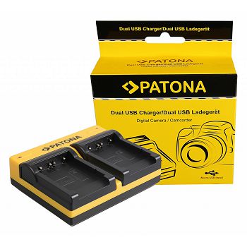 PATONA dvostruki Punjač za Sony NP-FT1 NP-FR1 DSC-T1 DSC-T3 DSC-T5 DSC-T9 DSC-T10 L1 DSC-T33 DSC-T11 +  Micro-USB cable