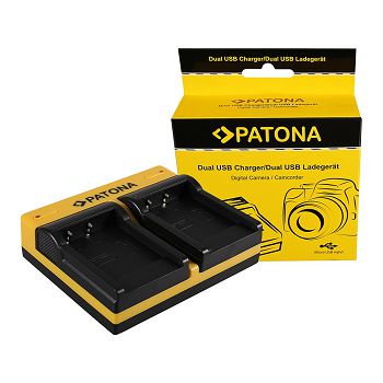 PATONA Dvostruki punjač za Acer Medion DC-8300 DS-8330 CP8530 CP-8530 CP8531 CP-8531 + Micro-USB K