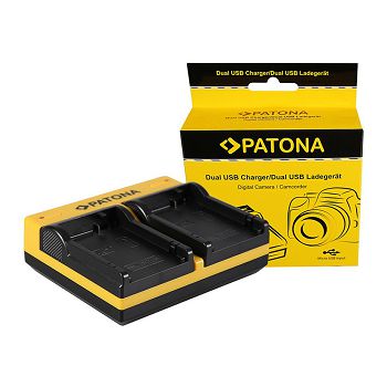 PATONA dvostruki Punjač za Canon LP-E8 EOS 550D 600D 650D 700D sa micro USB cable