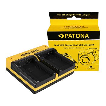 PATONA dvostruki Punjač za EN-EL12 Coolpix AW100 AW110 P300 P310 P330 S1000pj +  Micro-USB cable