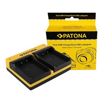 PATONA dvostruki Punjač za Nikon EN-EL2 CoolPix 2500 3500 SQ +  Micro-USB cable