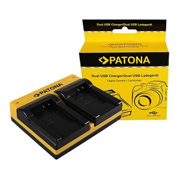 PATONA Dvostruki punjač za Pentax D-LI88 Optio H90 P70 P80 W90 WS80 D-LI88 D-LI88 SANYO + Micro-US