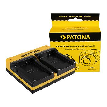 PATONA Dvostruki punjač za Olympus Li-70B FE FE4020 FE-4020 FE4040 FE-4040 FE5040 FE-5040 + Micro-