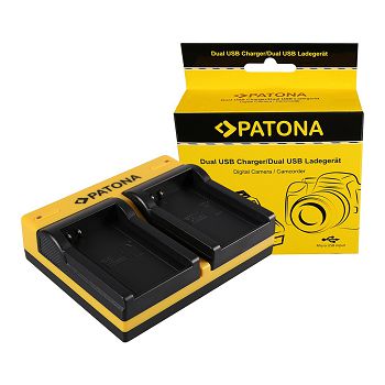 PATONA Dvostruki punjač za Contour GPS Contour CT-3650 HD 1080P + Micro-USB Kabel