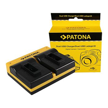 PATONA dvostruki USB Punjač za GoPro Hero 8 AHDBT-801 Hero 7 AHDBT-701 Hero 6 Hero 5 AHDBT-501