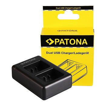 PATONA dvostruki Quick-Punjač za Garmin VIRB XE, GMICP902624 +  Micro-USB cabel