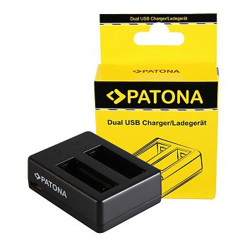 PATONA dvostruki Quick-Punjač za SJCAM SJ6 Legend Black SJ6000 +  Micro-USB cabel