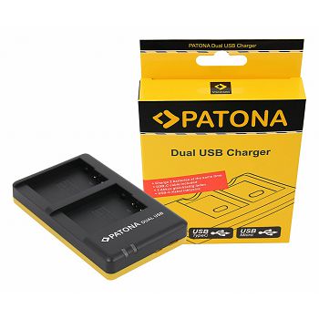 PATONA dvostruki Quick-Punjač zaPanasonic DMW-BLC12 E +  USB-C cable