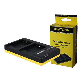 PATONA dvostruki Quick-Punjač zaSony NP-BN1 BN1 +  Micro-USB cabel