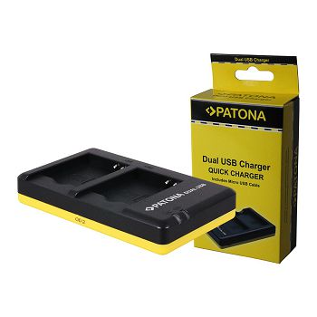 PATONA dvostruki Quick-Punjač zaPanasonic DMW-BCM13 BCM13 +  Micro-USB cabel