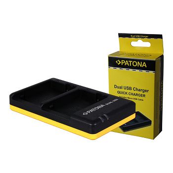 PATONA dvostruki Quick-Punjač za Canon LP-E8 LPE8 +  Micro-USB cable