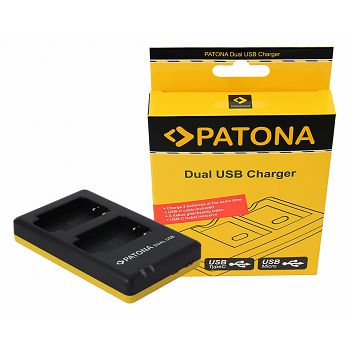 PATONA dvostruki Quick-Punjač zaSony NP-BX1, NPBX1 +  USB-C cable