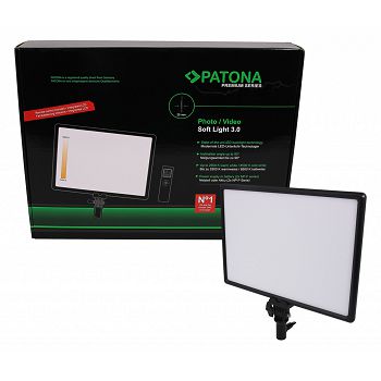 PATONA Premium LED sanftes Fotolicht Videolicht Fotoleuchte Videoleuchte 3.0 SL-288ARC