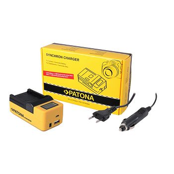 PATONA Synchron USB Punjač za Kodak LB070 LB-070 sa LCD