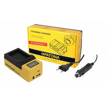 PATONA Synchron USB Punjač za Nikon ENEL25 EN-EL25 Z50 Z fc sa LCD