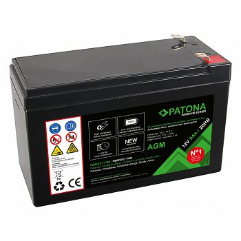 PATONA Premium AGM Lead baterija 12V 9Ah 20HR