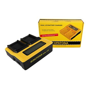 PATONA dvostruki LCD USB Punjač za Nikon EN-EL8 CoolPix P1 P2 S1 S2 S3 S5 S6 S7 S7c S9