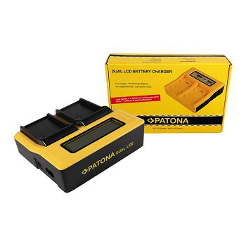 PATONA dvostruki LCD USB Punjač za Nikon EN-EL2 CoolPix 2500 3500 SQ