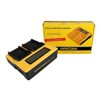 PATONA dvostruki LCD USB Punjač za Samsung SB-P90A SC SC105L SC-105L SCM105 SC-M105 SCM105S