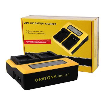 PATONA dvostruki LCD USB Punjač za Olympus PSBLN1 PS-BLN1