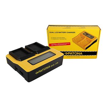 PATONA dvostruki LCD USB Punjač za Garmin P11P15-04-N02 Montana 600 650 600 Moto 650 t
