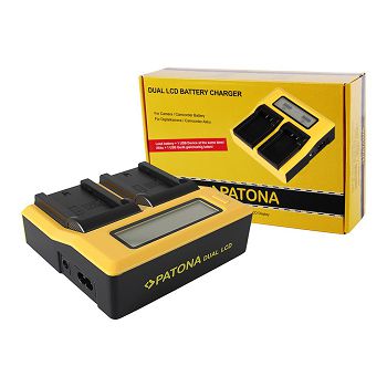 PATONA dvostruki LCD USB Punjač za Sony NP-FZ100 A7 III A7M3 Alpha 7 III A7 R III A7RM3 Alpha 7 R III A9 Alpha 9 FZ100