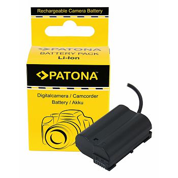 PATONA D-TAP Input baterija Adapter za Nikon Z5 Z6 Z7 D500 D800 D850 D7000 D7100 D7200 VFB12802 EN-EL15C
