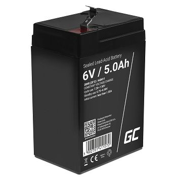 Green Cell AGM baterija  6V 5Ah