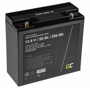 LiFePO4 baterija  20Ah 12.8V 256Wh lithium iron phosphate baterija  Solarni sustav , za kampere