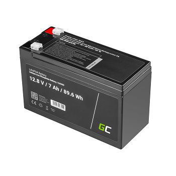 baterija  Lithium-iron-phosphate LiFePO4 Green Cell 12V 12.8V 7Ah za Solarni sustav, za kampere i brodove